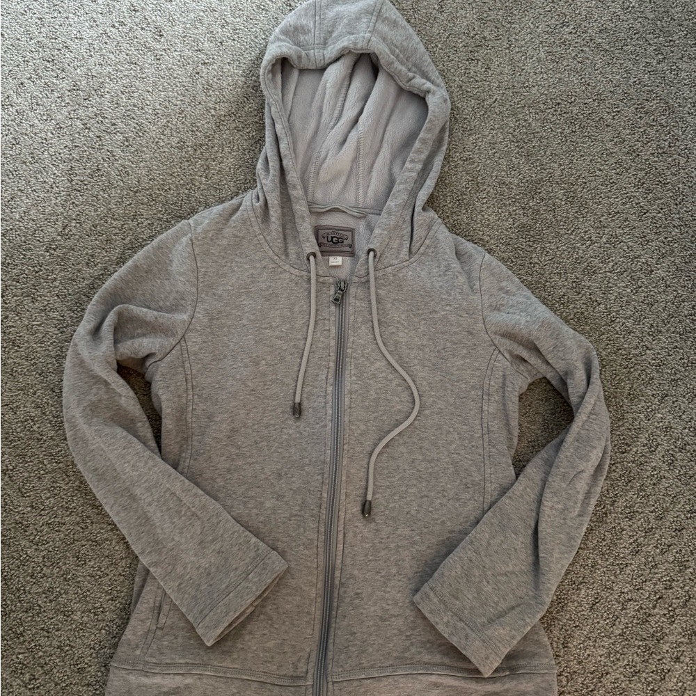 UGG Gray Zip-Up Hoodie